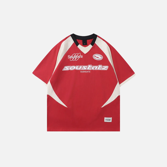 Breathable Graphic Print Racing Sports Cotton T-Shirt - Luxuryurbanwear