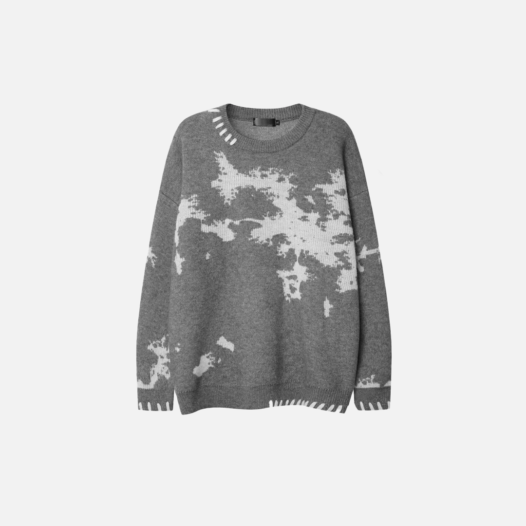 Y2K Essential Gothic Knitted Long Sleeve Sweater - Luxuryurbanwear
