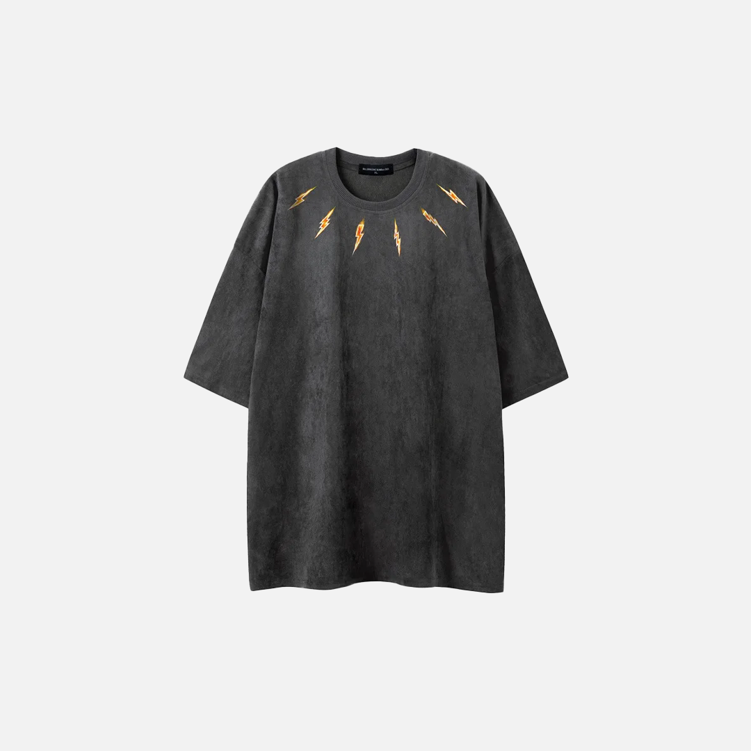 Unique Streetwear Flame Graffiti Hip Hop T-Shirt - Luxuryurbanwear