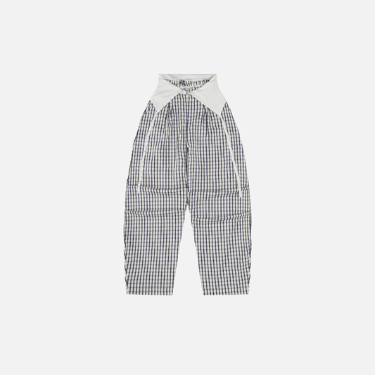 Y2K Diamond Plaid Pleated Wide Leg Pants - Luxuryurbanwear