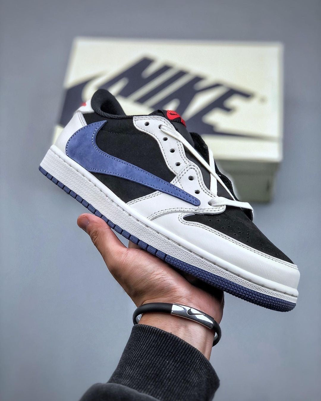 Travis Scott x Air Jordan 1 Low Low Hooked Black Jade