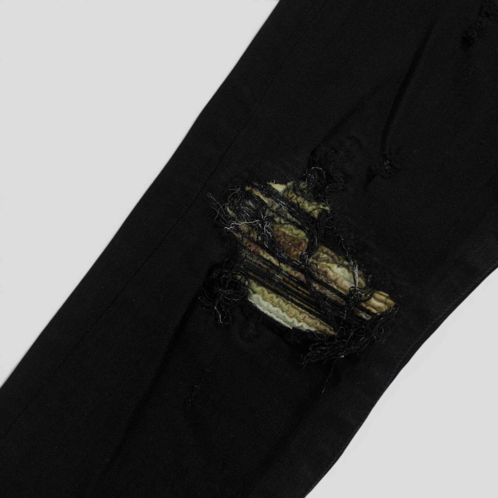 Amiri MX1 Aloha Patch Jeans in Black