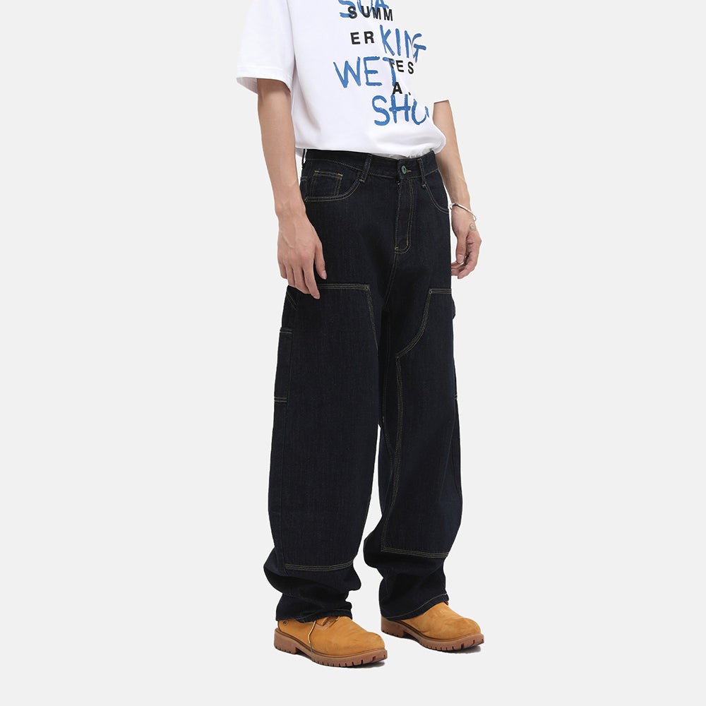 Washed Line | Cargo Baggy Jeans - Luxuryurbanwear