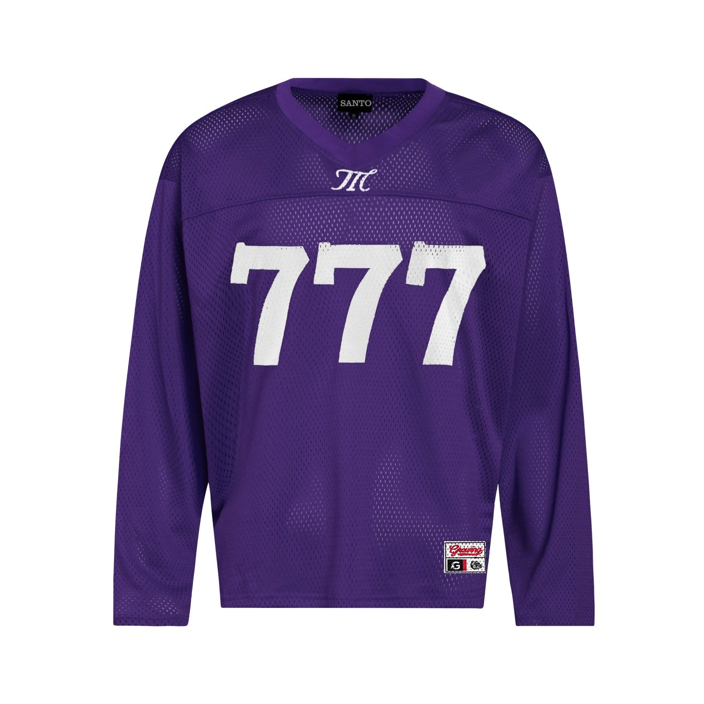No.777 | Long Sleeve Mesh Jersey - Luxuryurbanwear