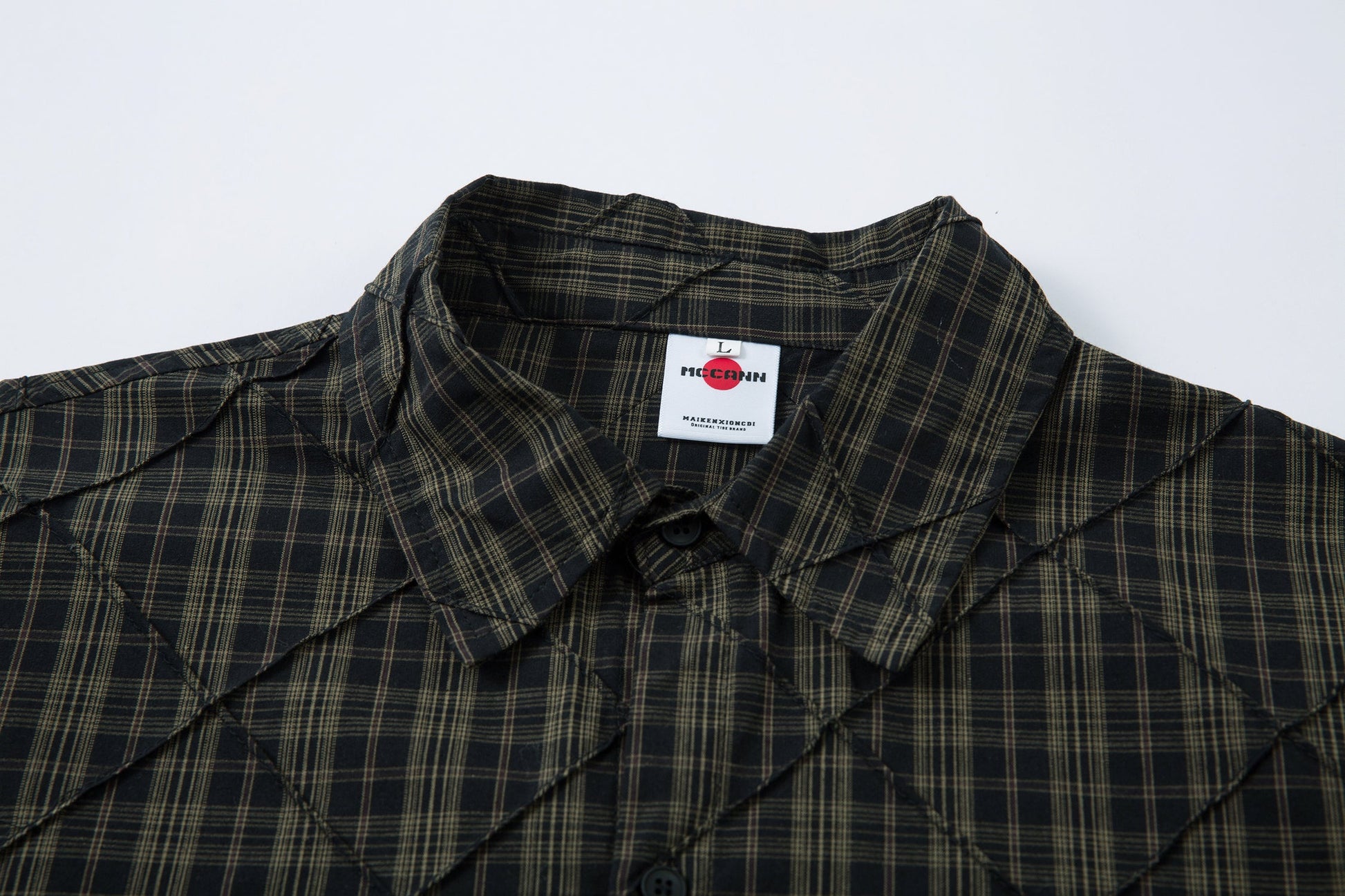 Layered Plaid Shirt | Street Sweatshirt - Luxuryurbanwear
