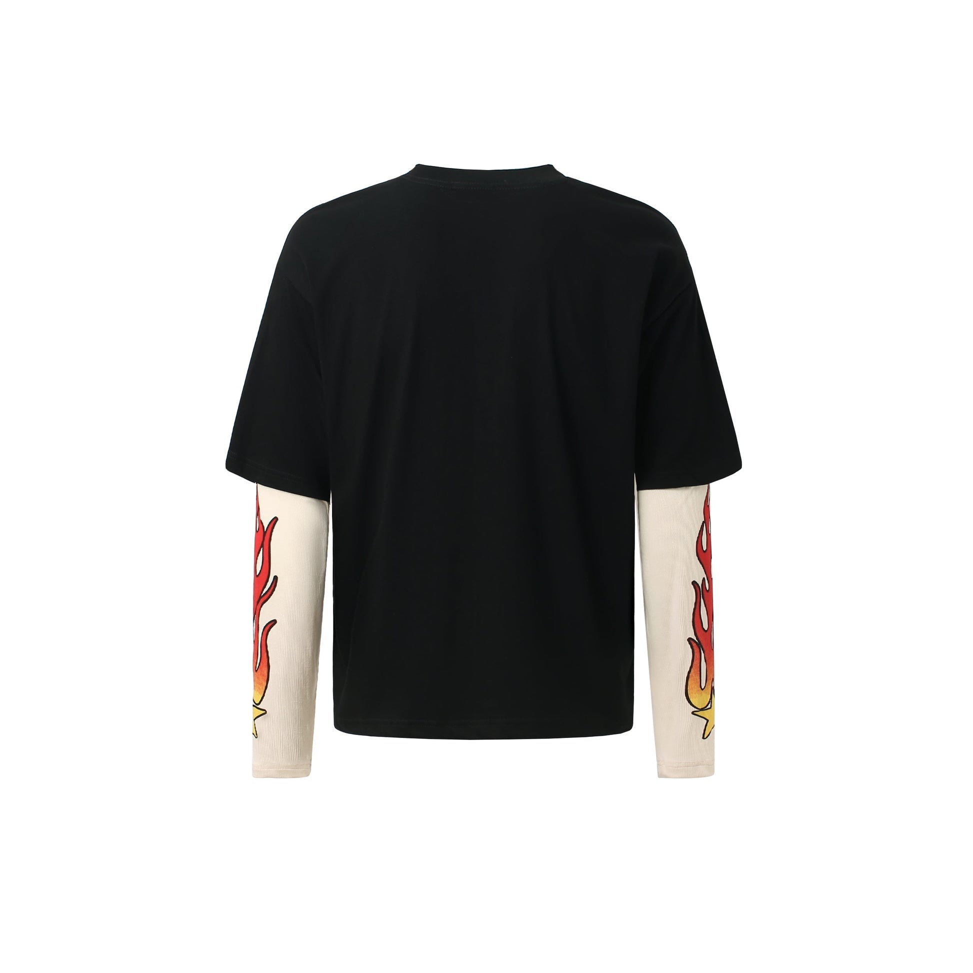 Vintage Flame Letter | Contrast Sweatshirt - Luxuryurbanwear