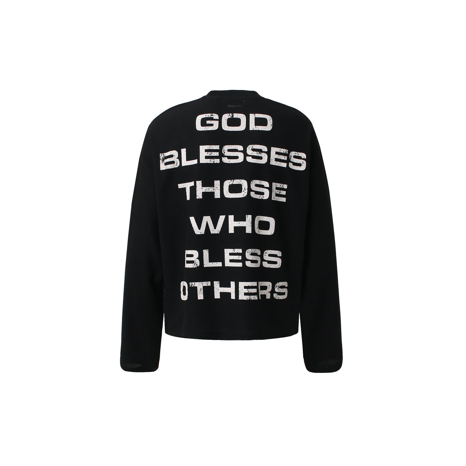 Distressed Cross Graphic | Punk Sweatshirt - Luxuryurbanwear