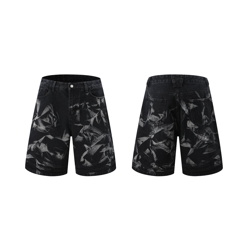 Washed Distressed | Denim Shorts - Luxuryurbanwear
