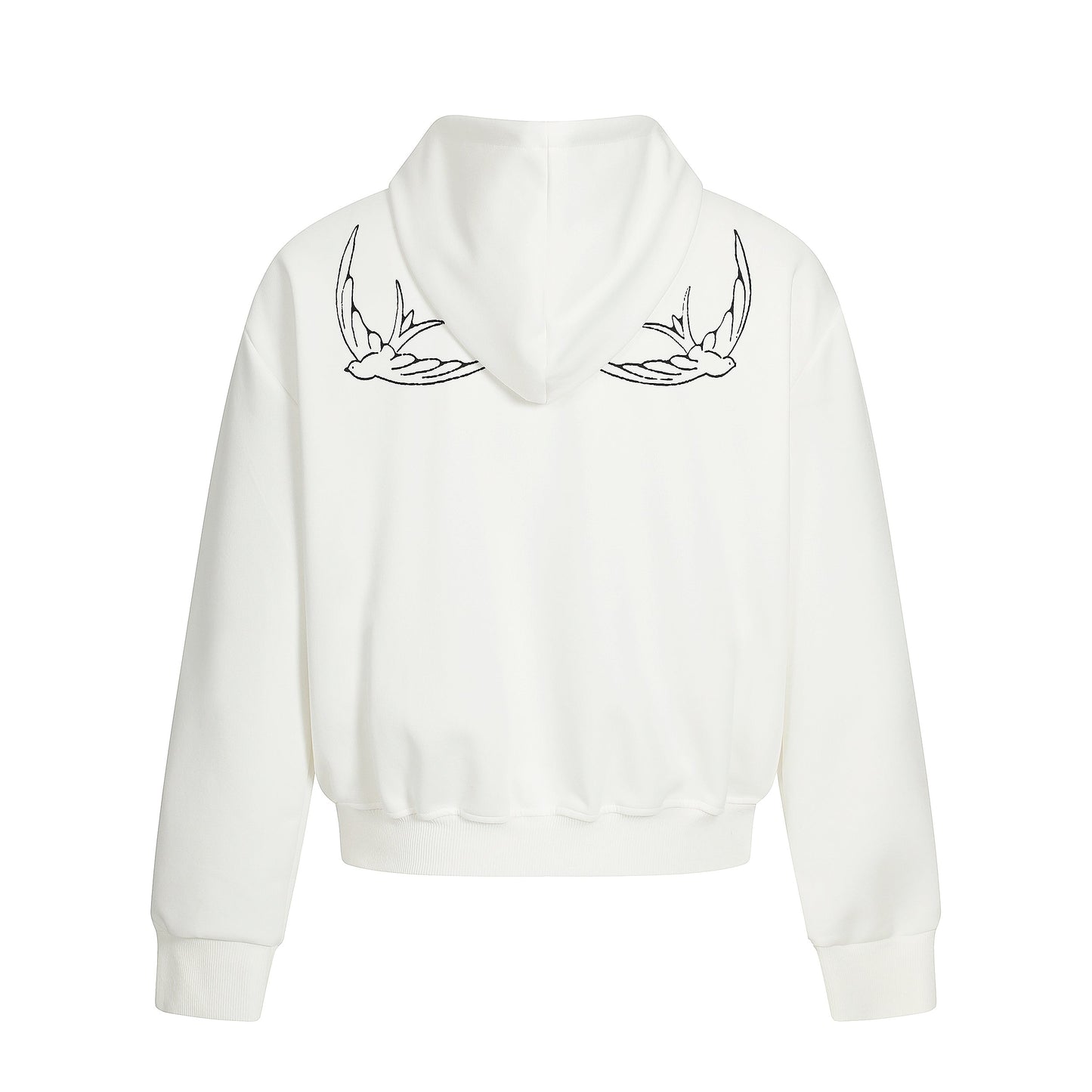 Doves Hope | Oversized Zip Up Hoodie - Luxuryurbanwear