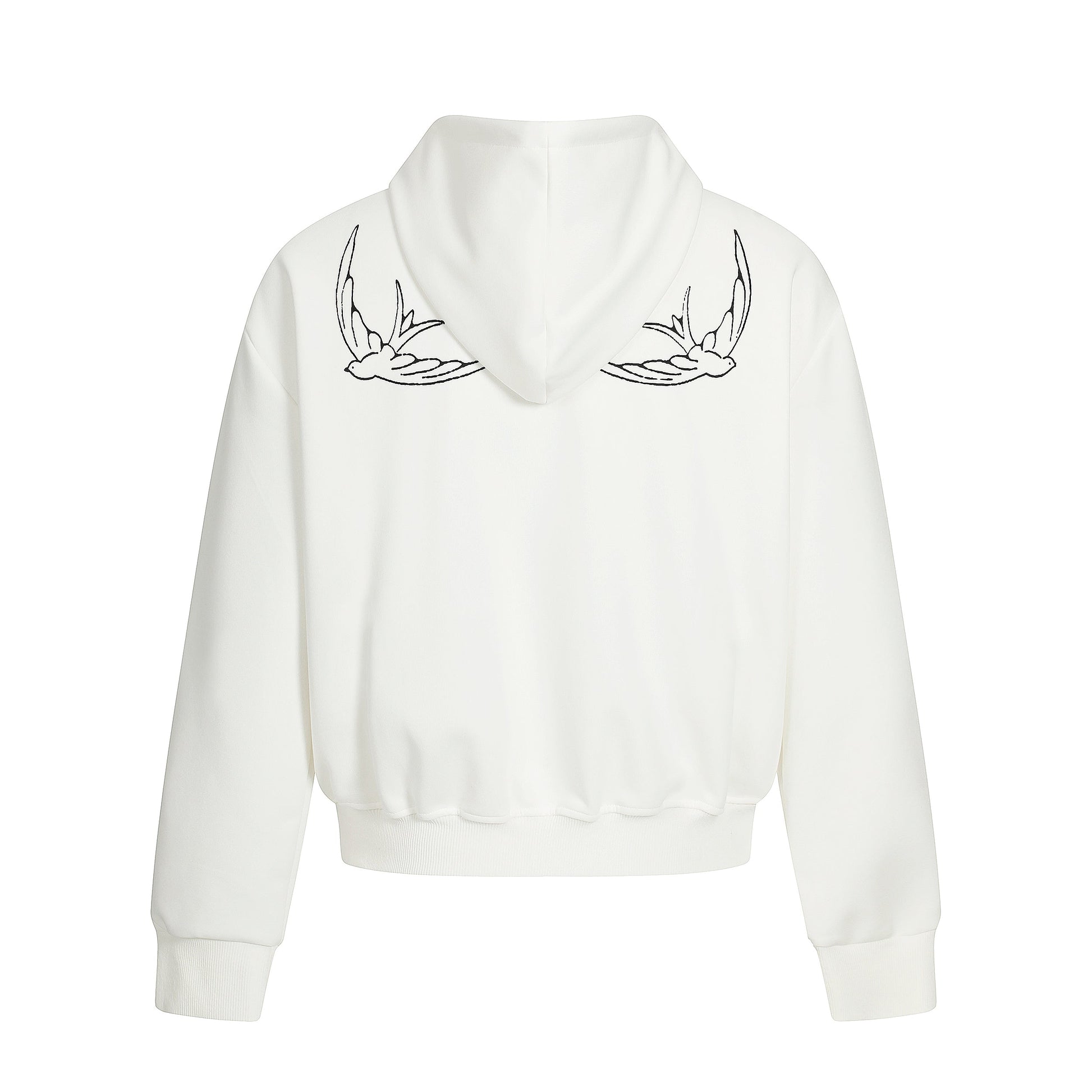 Doves Hope | Oversized Zip Up Hoodie - Luxuryurbanwear