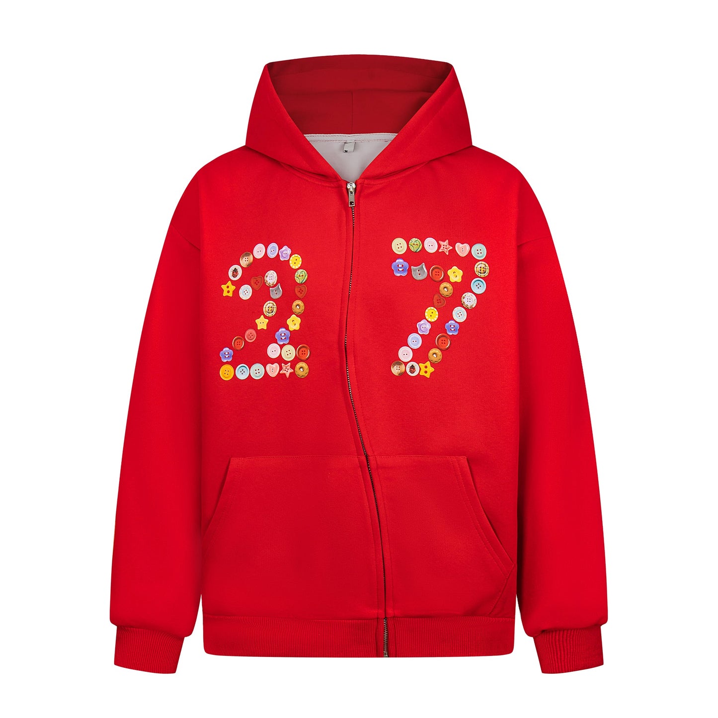 Emoji Art 27 Print | Zip-Up Hoodie - Luxuryurbanwear