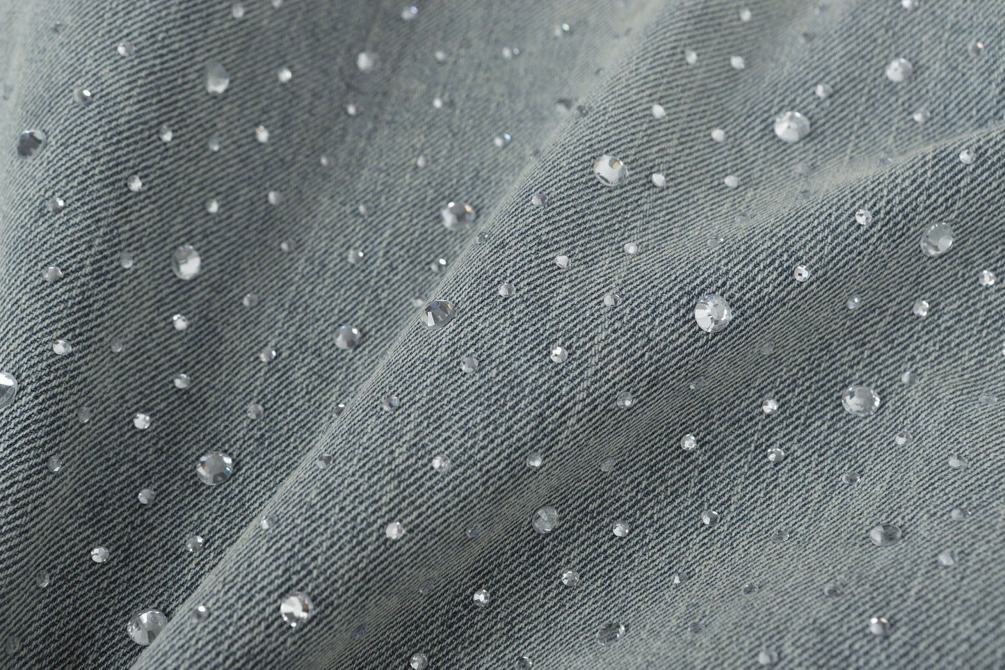 Sparkling Rhinestone | Denim jeans - Luxuryurbanwear