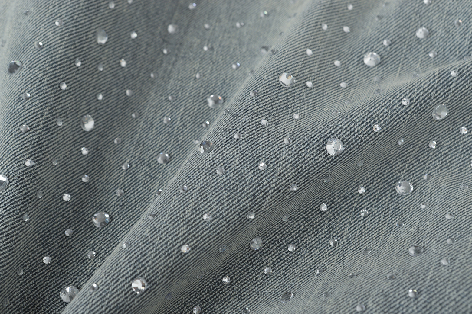 Sparkling Rhinestone | Denim jeans - Luxuryurbanwear