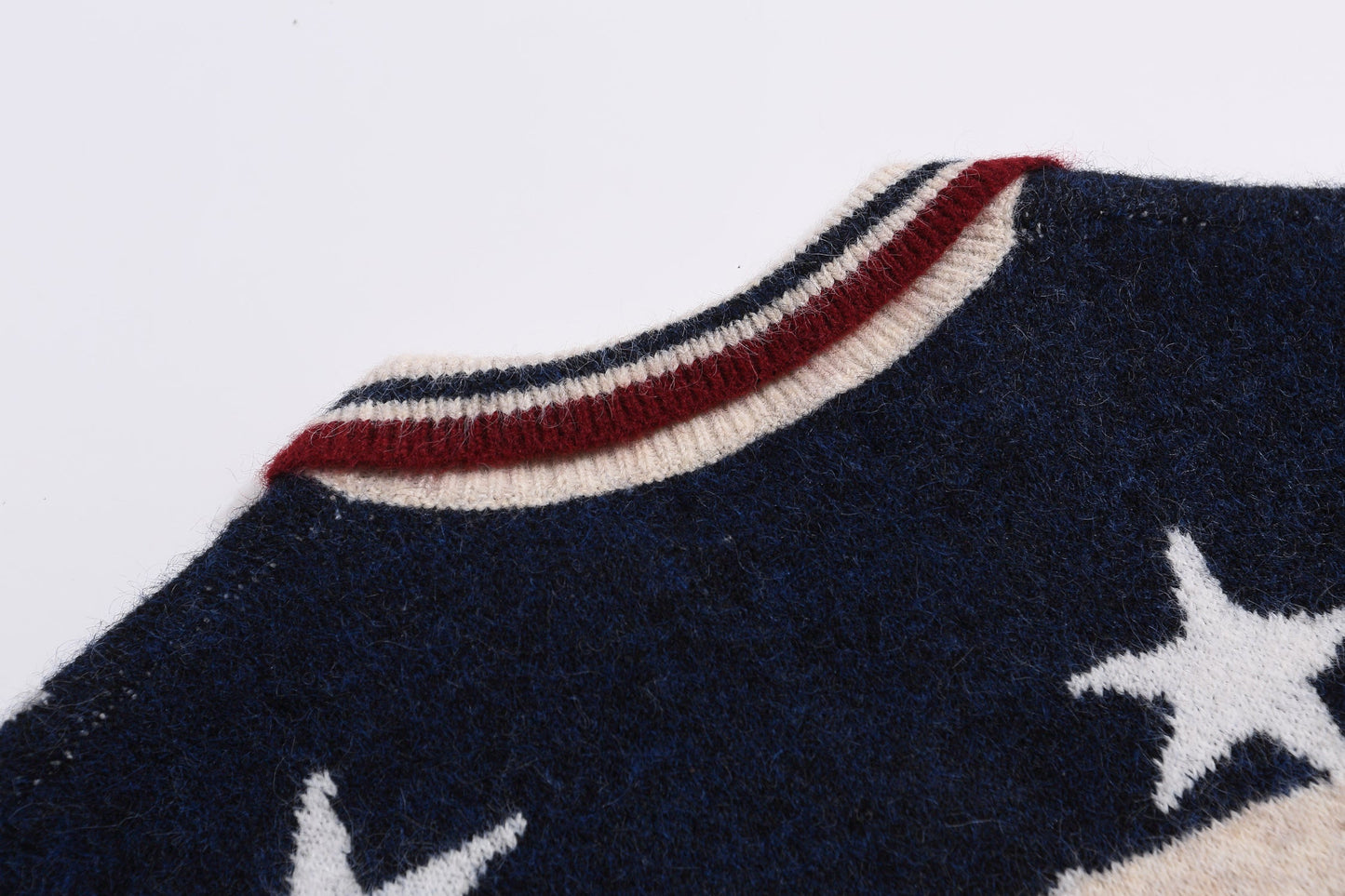 Varsity Spirit | Knit Stripe Number Sweater - Luxuryurbanwear