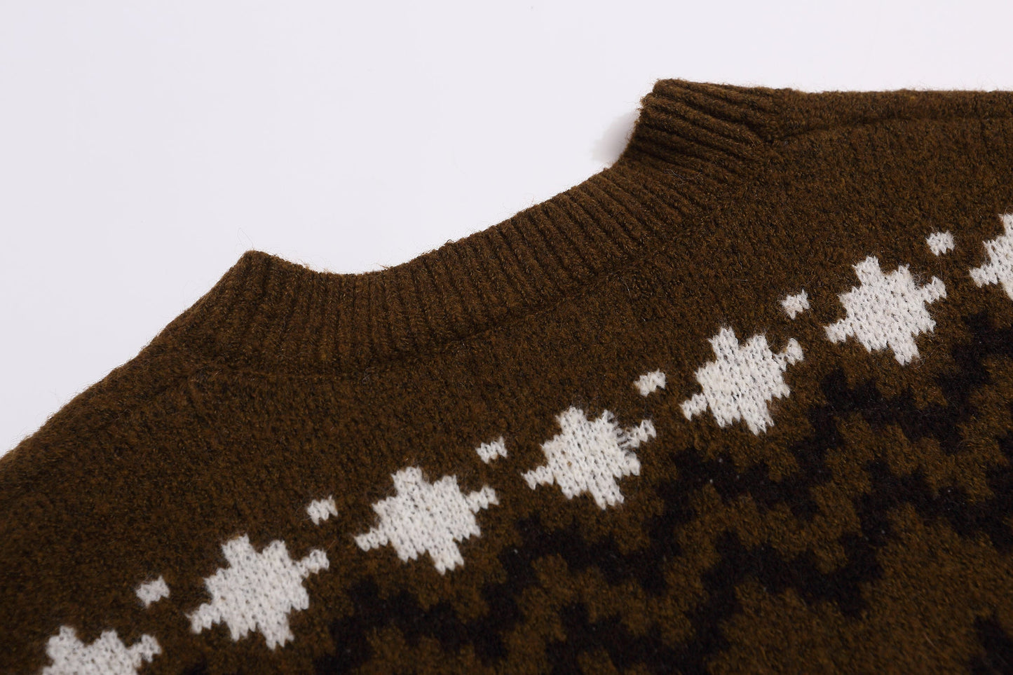Snow Pup | Playful Pup Print Knit Cardigan - Luxuryurbanwear