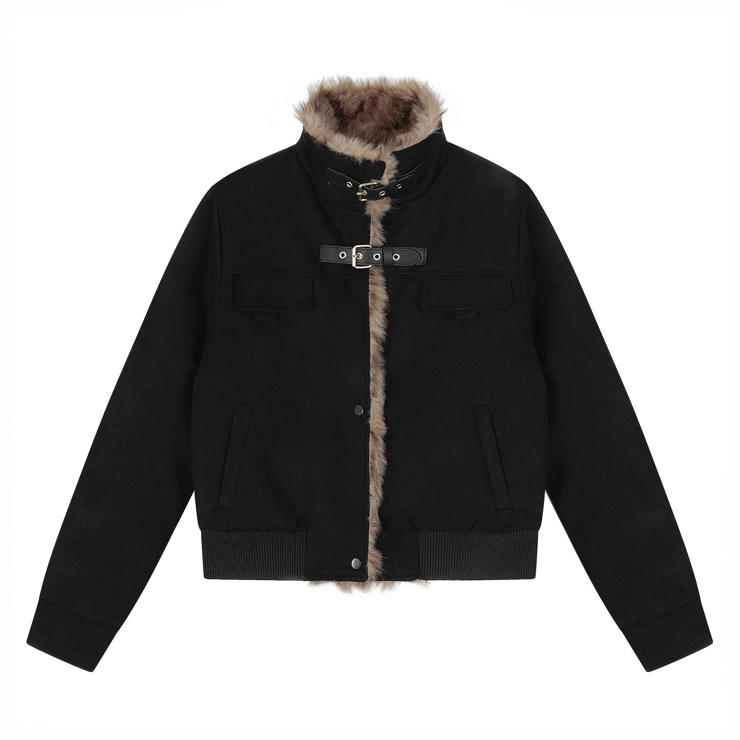 Woolly Herd | Oversized Sweater with Fluffy Sheep Pattern - Luxuryurbanwear