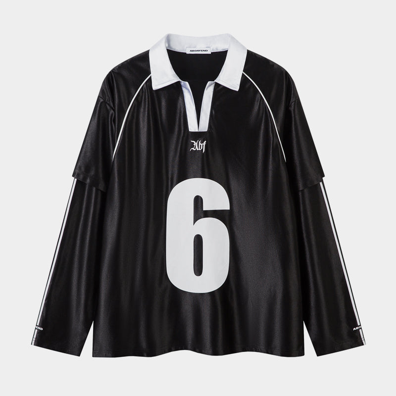 Number 6 | Long Sleeve T-Shirt - Luxuryurbanwear