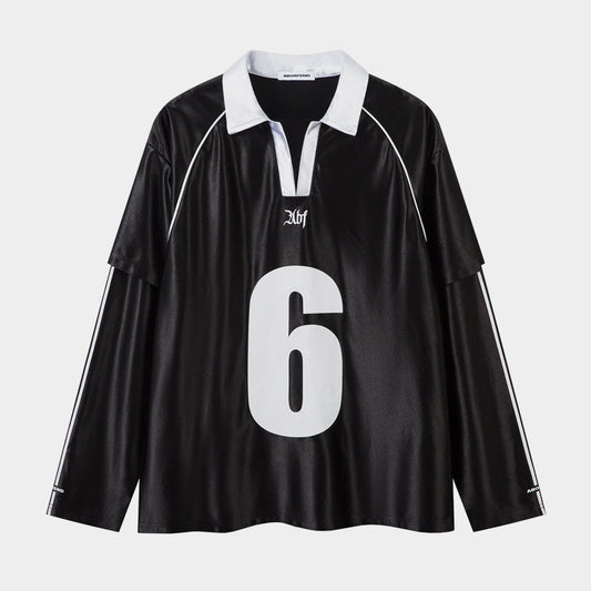 Number 6 | Long Sleeve T-Shirt - Luxuryurbanwear