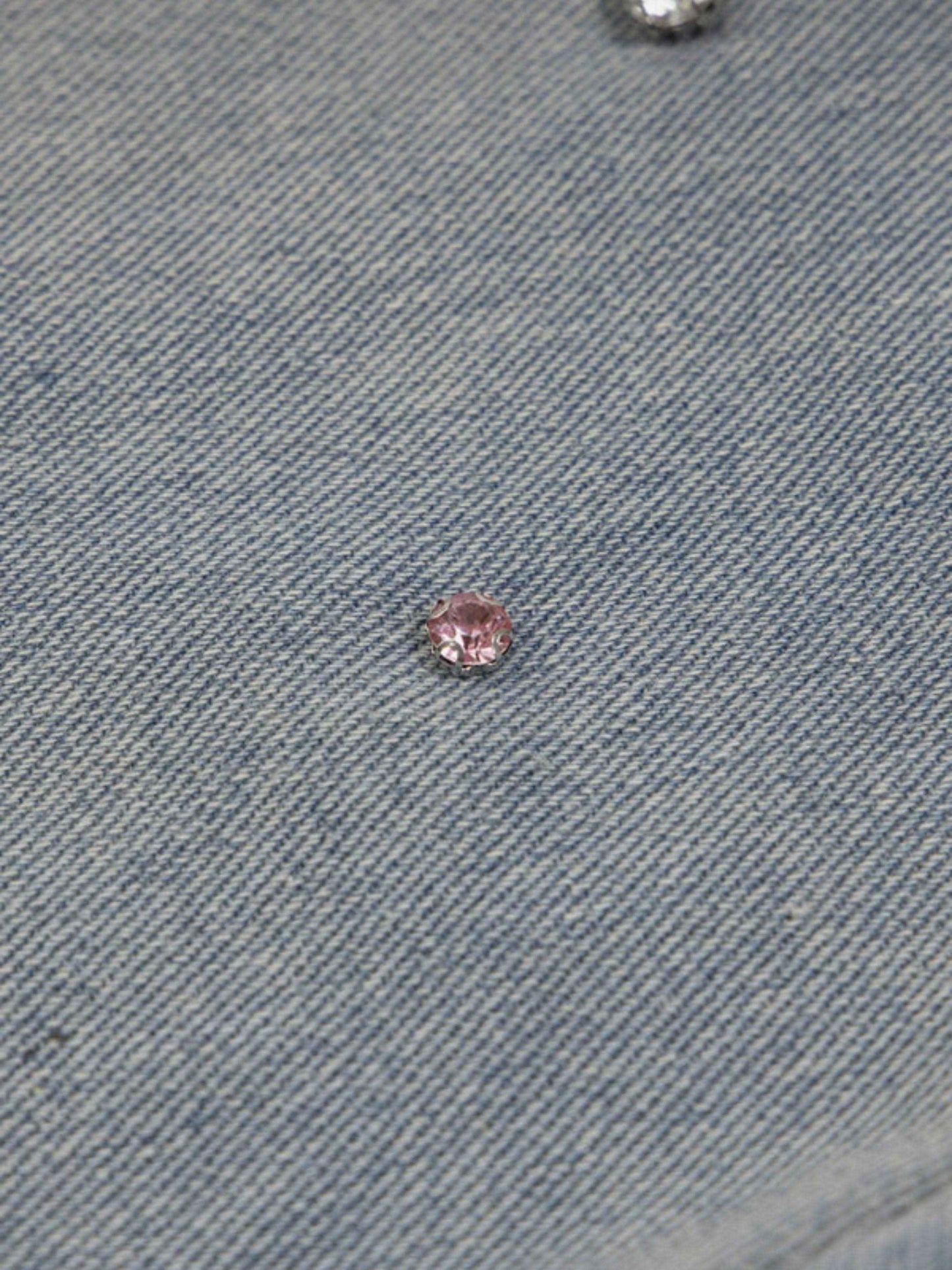 Denim Jorts Rhinestone