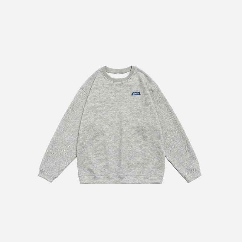 Sweat Solid Embroidered