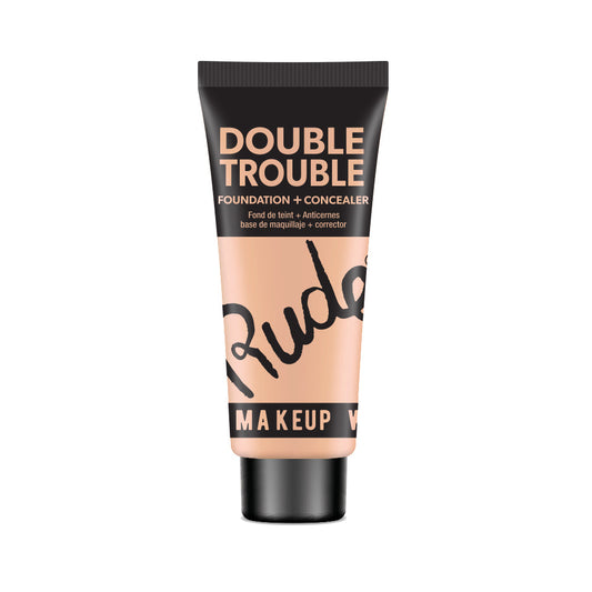 RUDE Double Trouble Foundation + Concealer - Fair 04