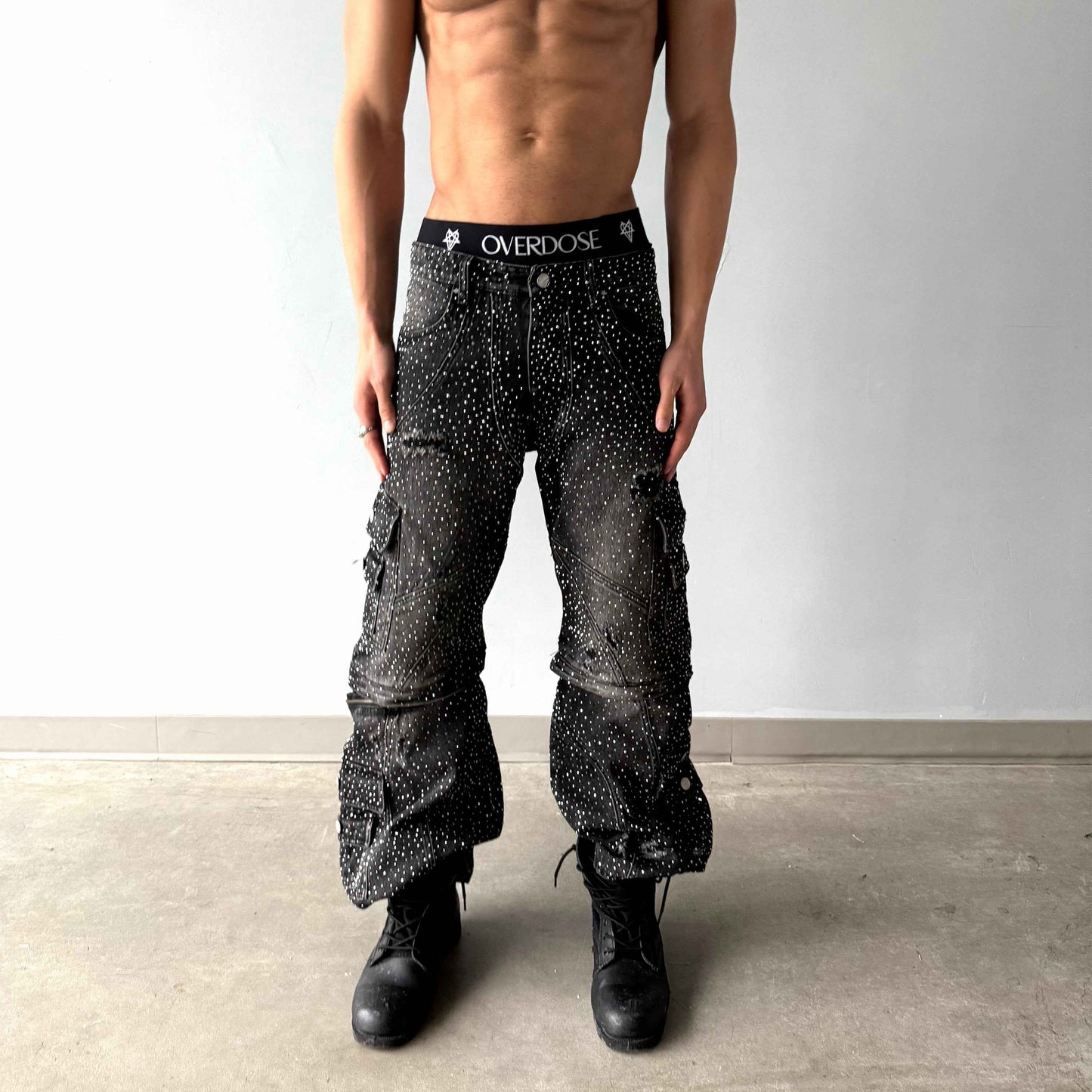 "DRKCRYSTL" TRNSFRMR DENIM