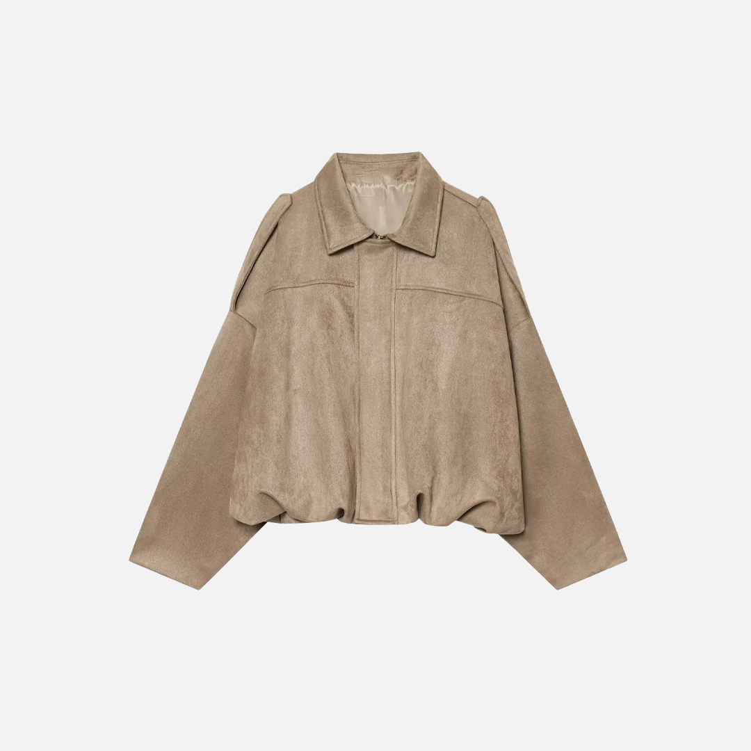 Winter Y2K Loose Suede Zip-Up Thick Jacket - Luxuryurbanwear
