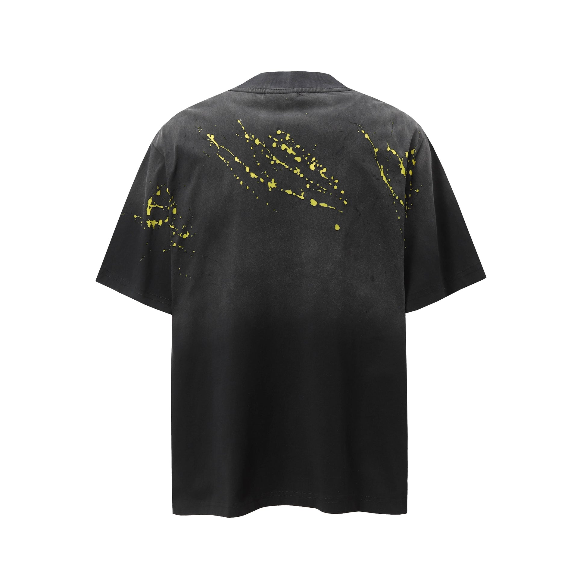 Splatter Graphic | Black T-Shirt - Luxuryurbanwear