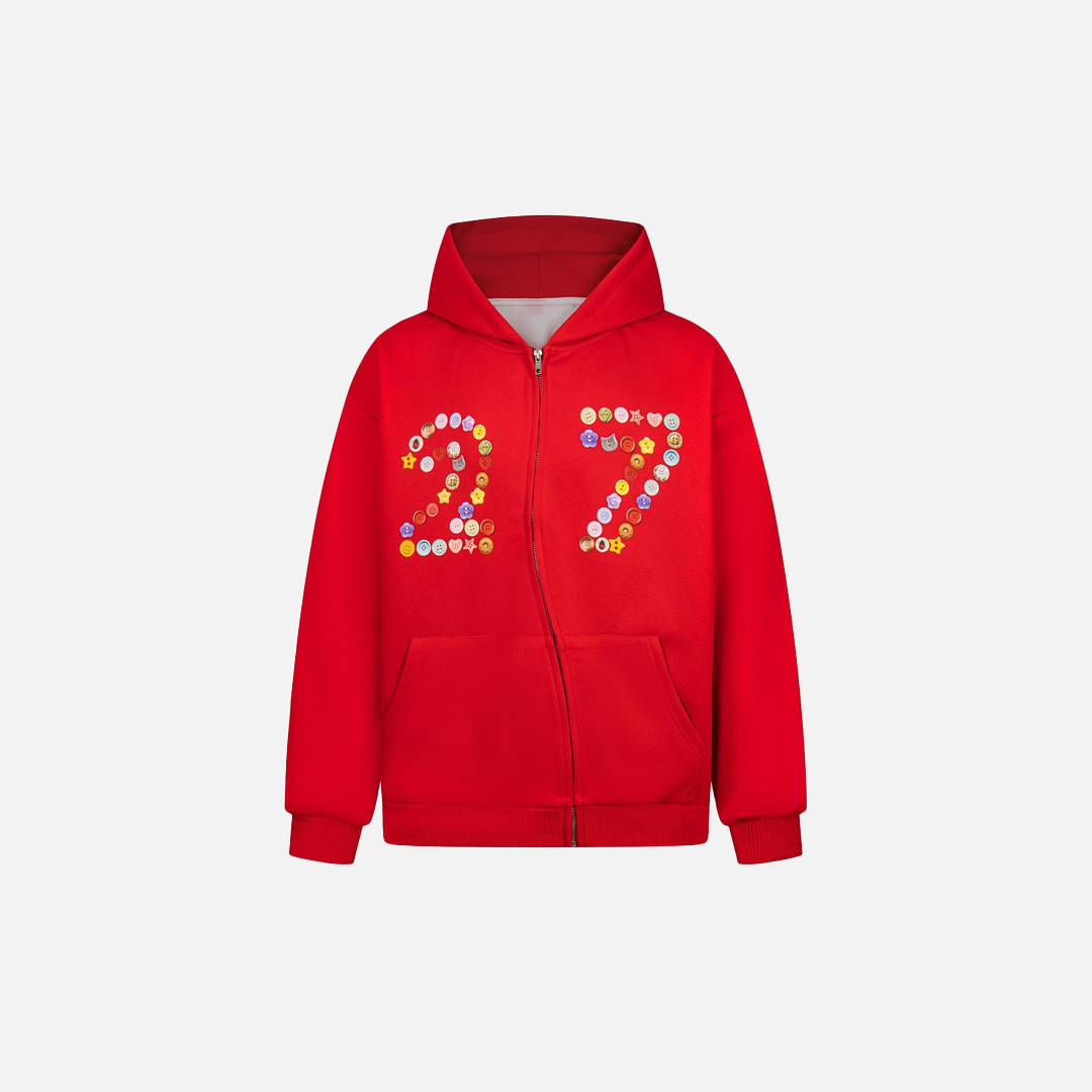 Unique Breathable Zipper Button Hooded Sweatshirt - Luxuryurbanwear