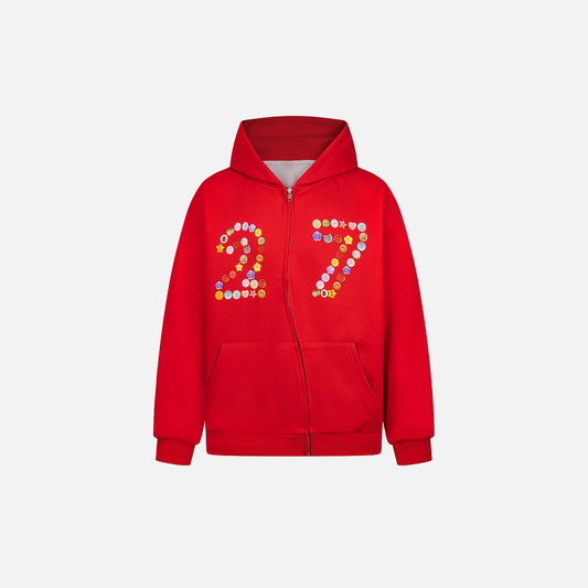 Unique Breathable Zipper Button Hooded Sweatshirt - Luxuryurbanwear