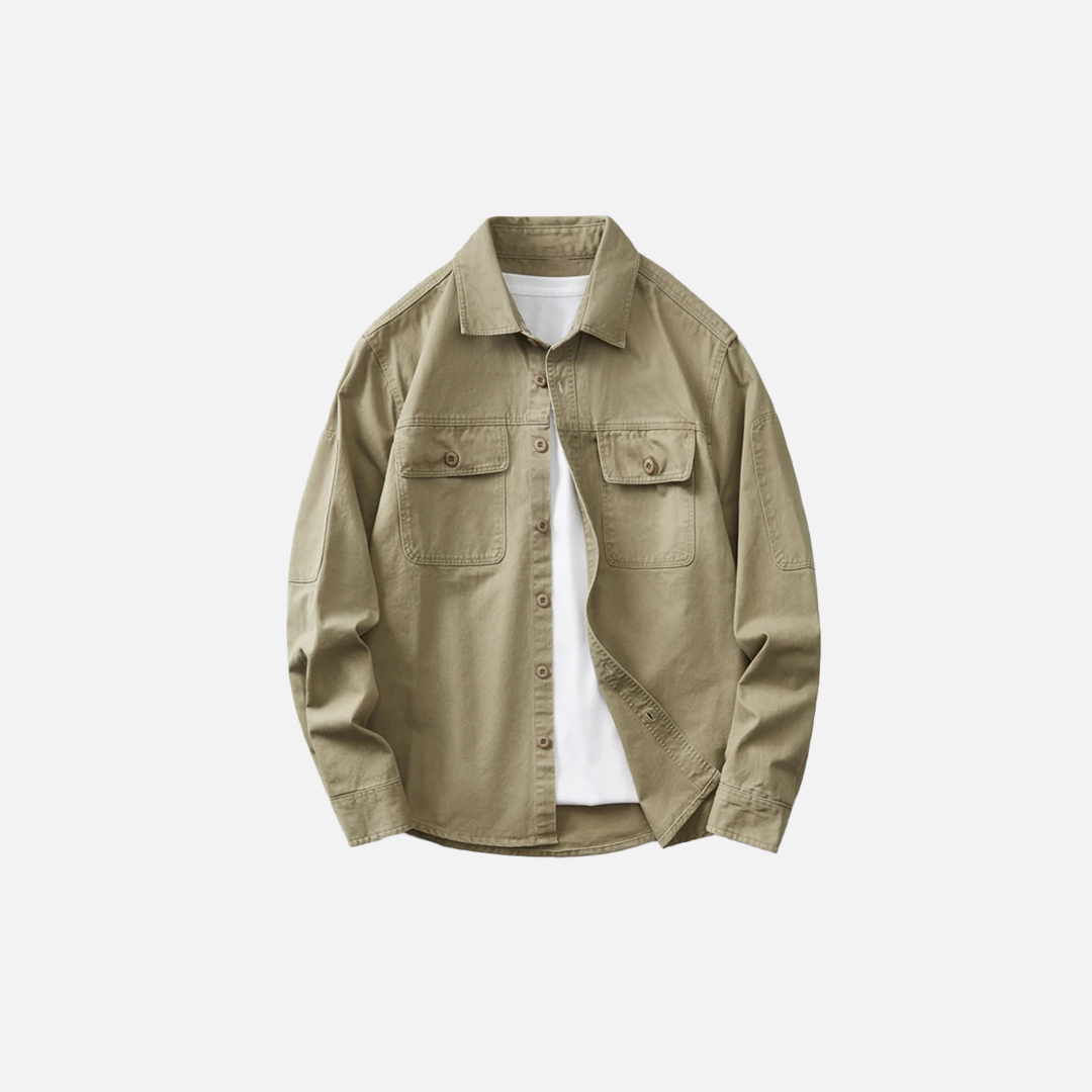 Breathable Urban Casual Long Sleeve Shirt - Luxuryurbanwear