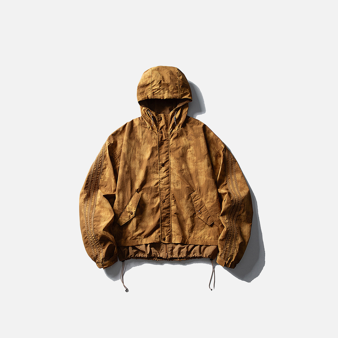 Y2K Mountain Vibe Hooded Outdoor Windbreaker Jacket - Luxuryurbanwear