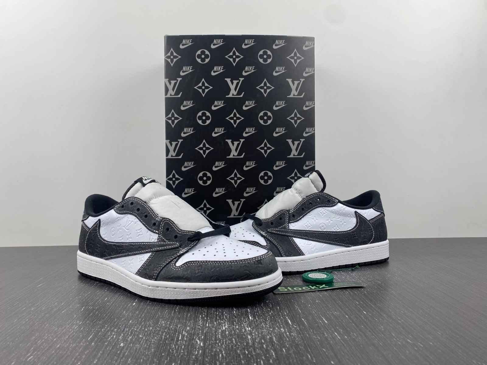 Custom Air Jordan 1 x Monogram dl2211-001 - Exclusive Sneakers SneakerNational