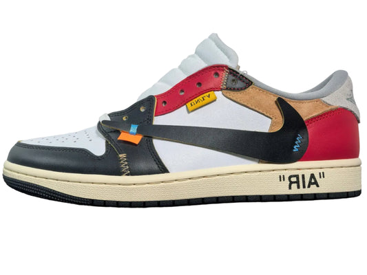 Custom Air Jordan 1 x OFF-White Sneakers - Unique Style and Comfort - Luxuryurbanwear