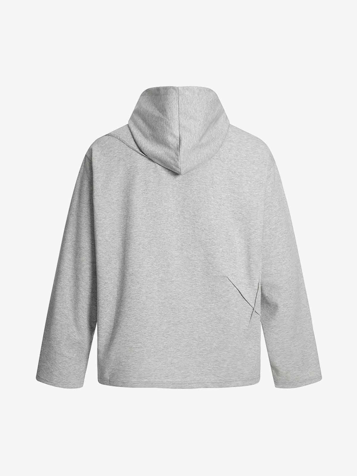 Clean Cut Asymmetric Seam Hoodie - Luxuryurbanwear