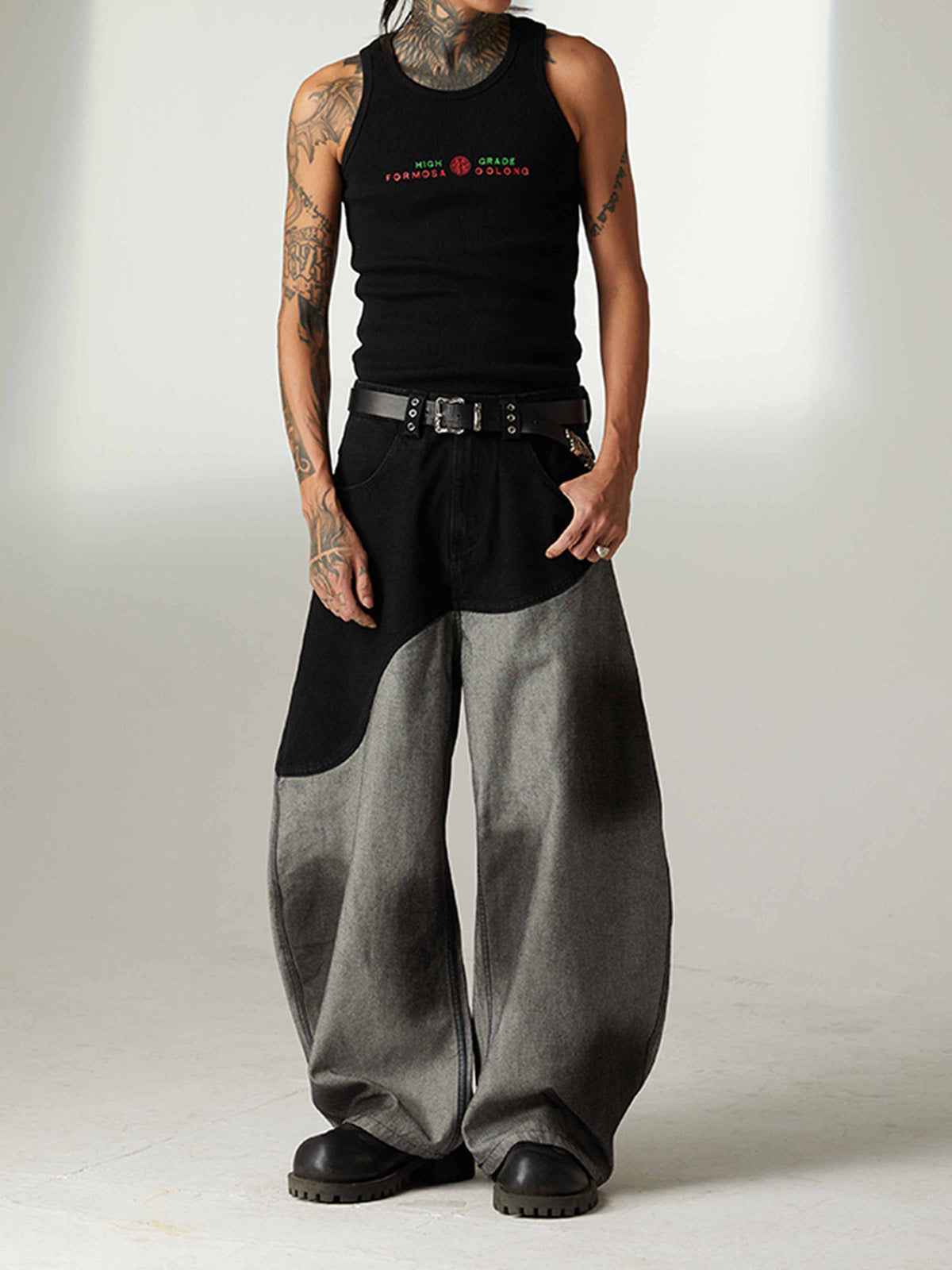 Machete RO Washed Stitching Jeans