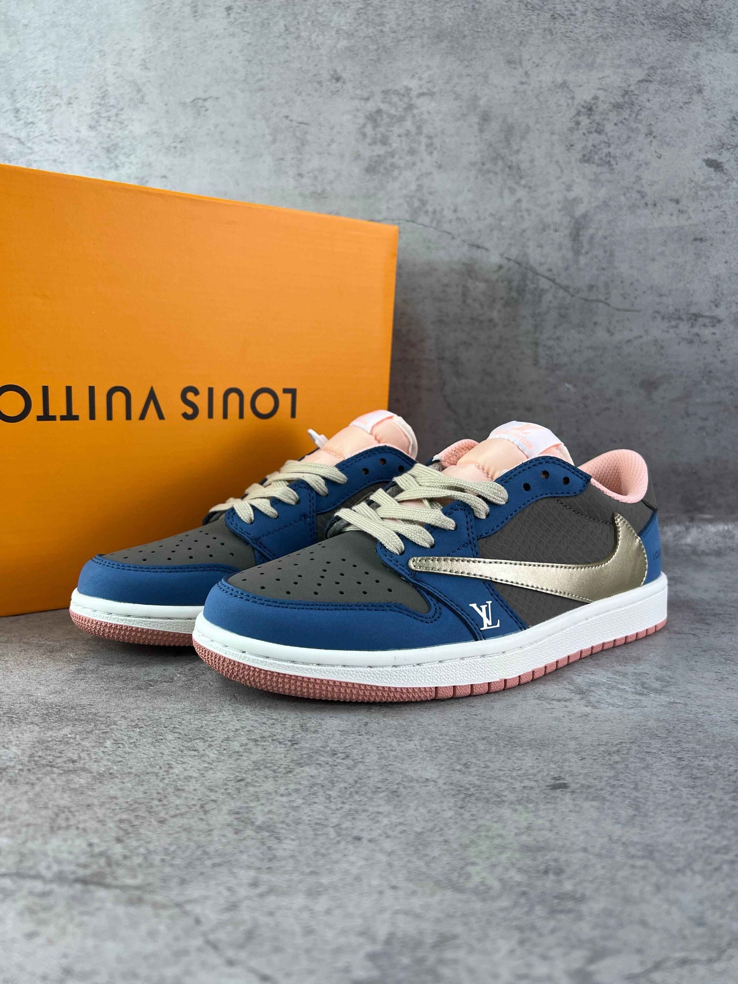 Custom Air Jordan 1 x Travis Scott DM7866 SneakerNational