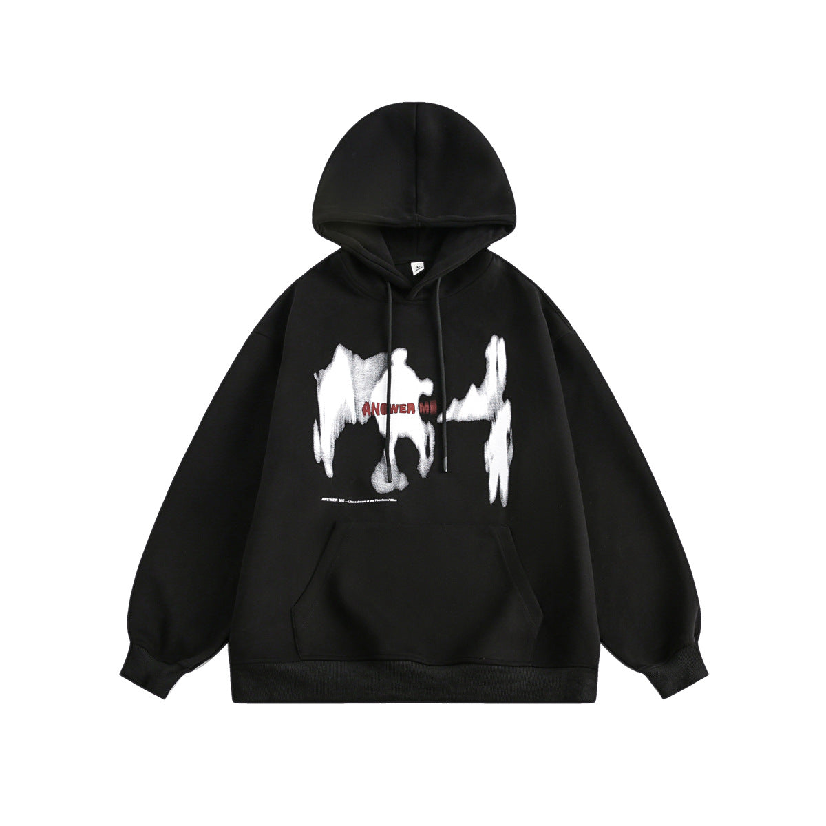 Shadow Wave | Y2K Inspired Graphic Hoodie - Luxuryurbanwear