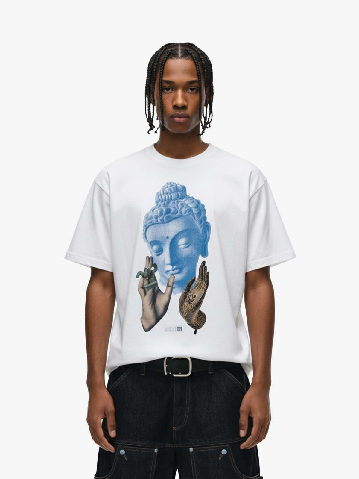 Buddha Art Graphic T-Shirt - Luxuryurbanwear