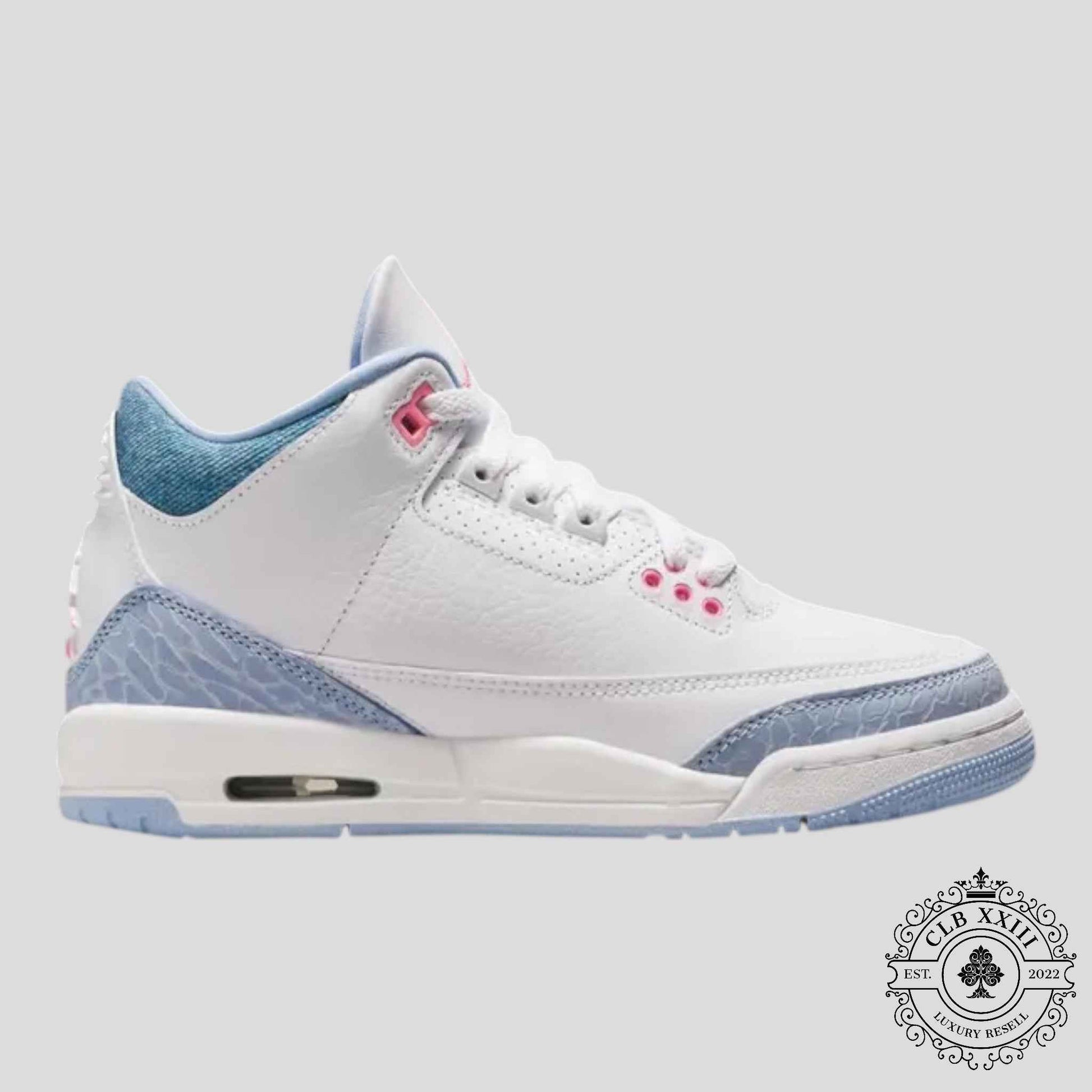 Air Jordan 3 Retro White Cobalt Bliss (GS)