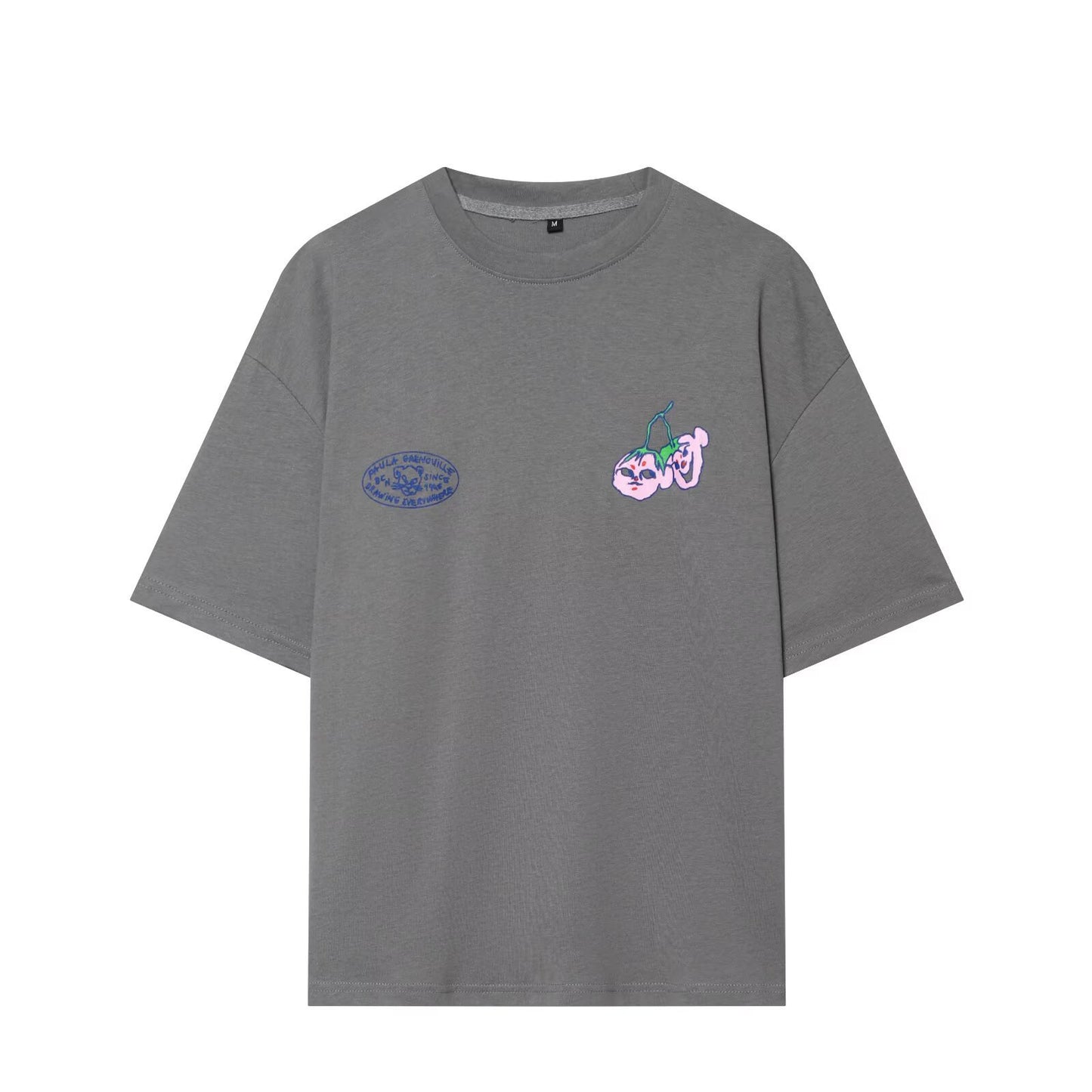 Printed Water Washed T-shirt