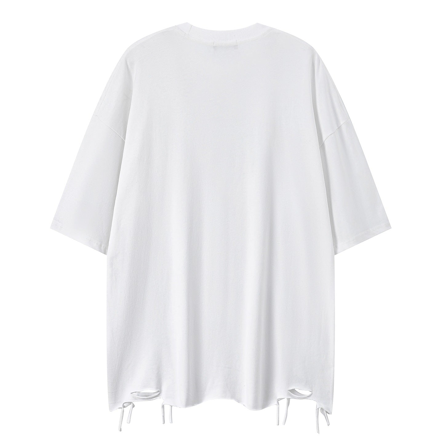Q-version girls' printed short sleeved shirt