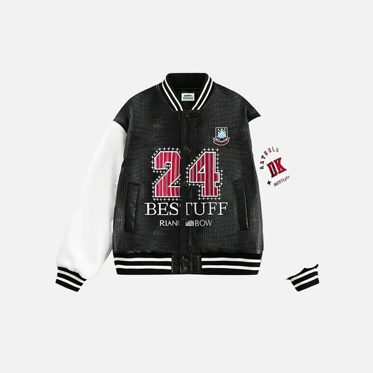 Winter Streetwear Thick Patchwork Varsity Leater Jacket - Luxuryurbanwear