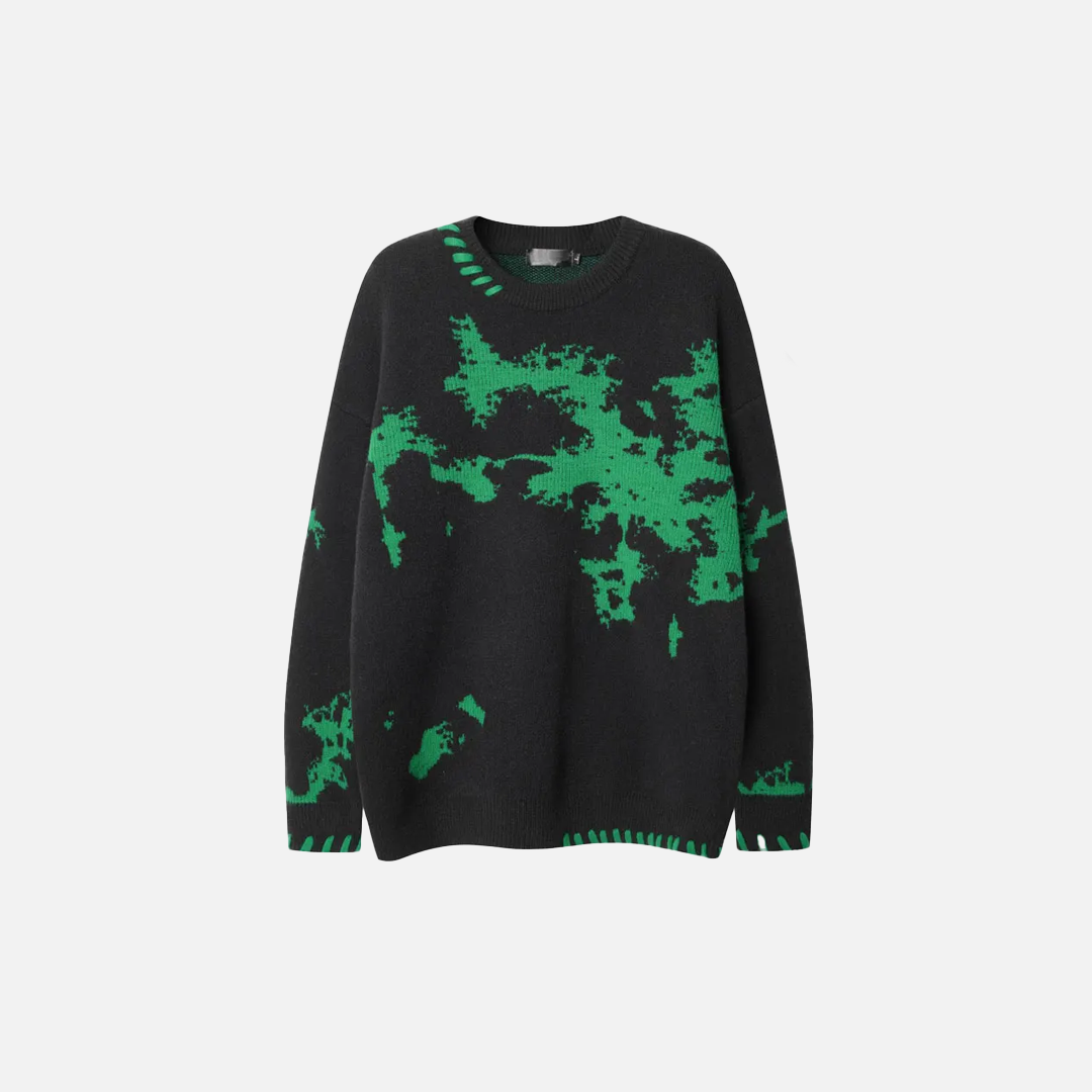 Y2K Essential Gothic Knitted Long Sleeve Sweater - Luxuryurbanwear