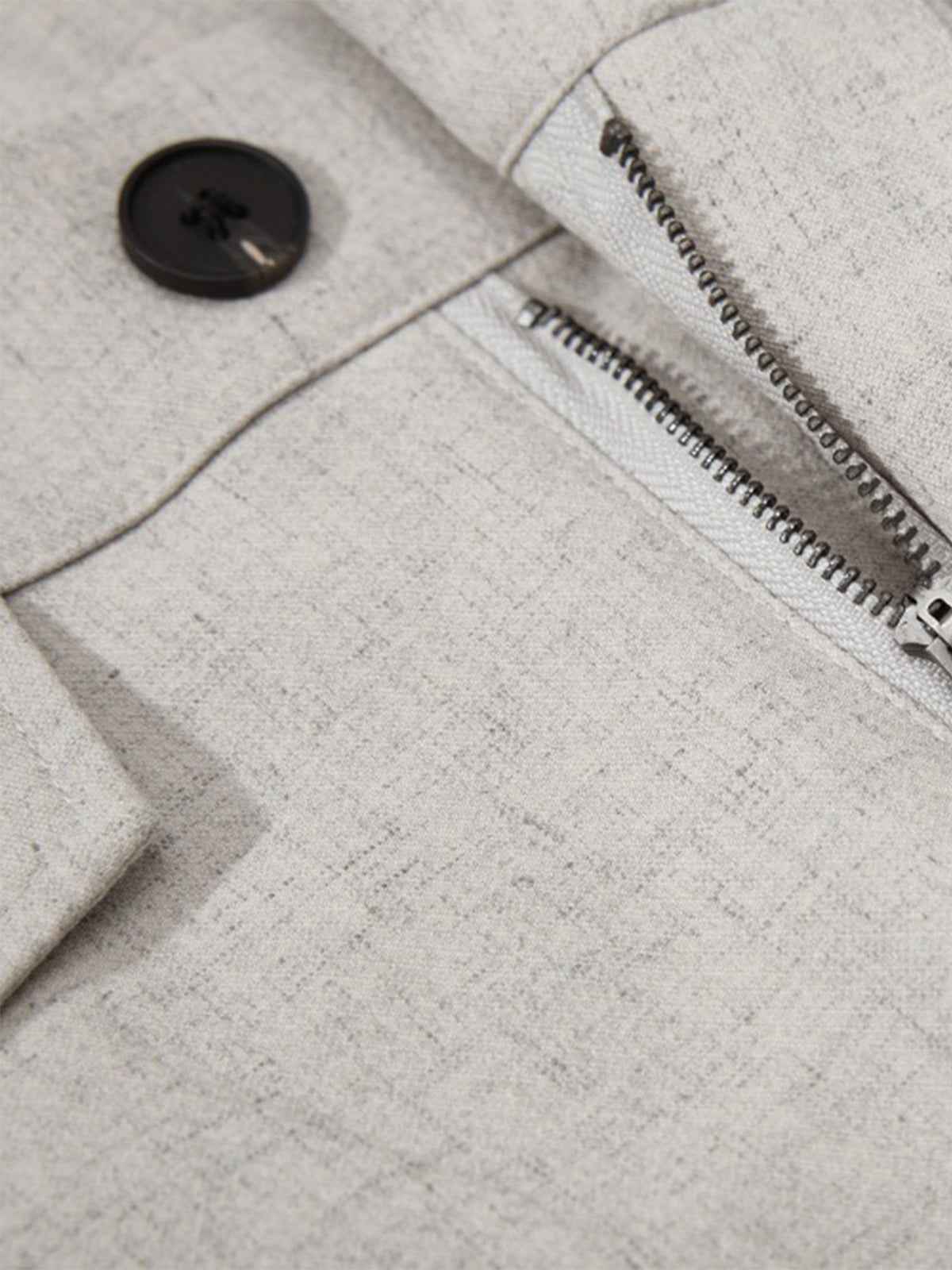 Tie Detail Relaxed Fit Draped Suit Pants