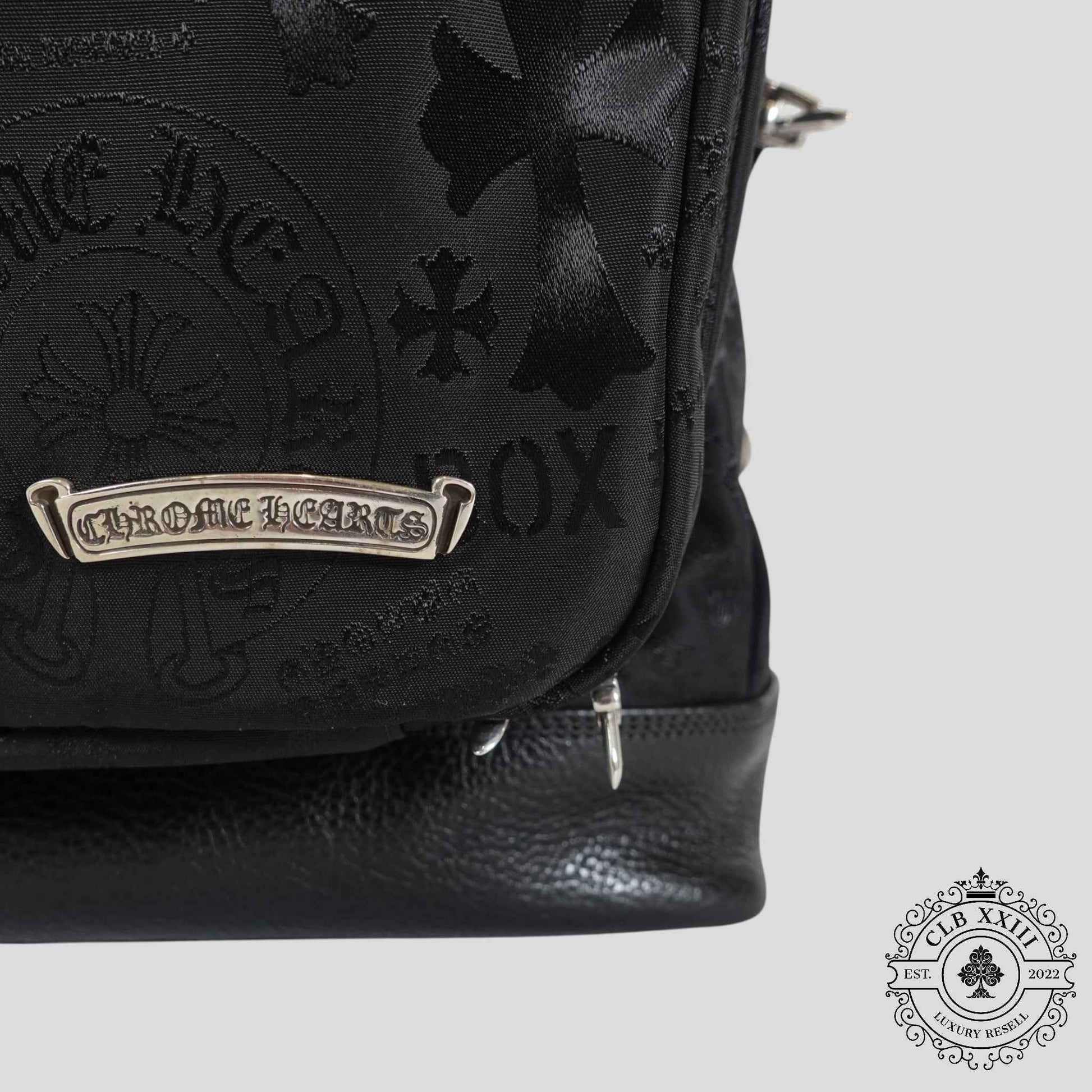 Chrome Hearts Nylon Stencil 7th Grade Backpack