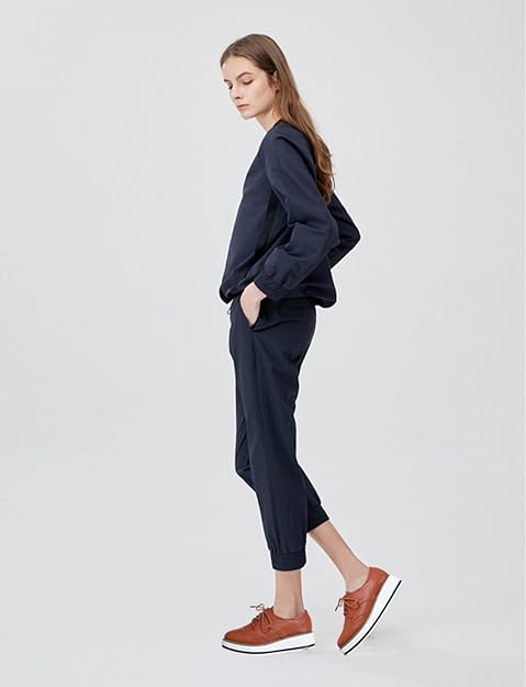 LUW Striped Platform Oxford Shoes Woman