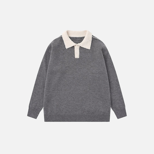 Premium Cool Oversized Knit Casual Sweater - Luxuryurbanwear