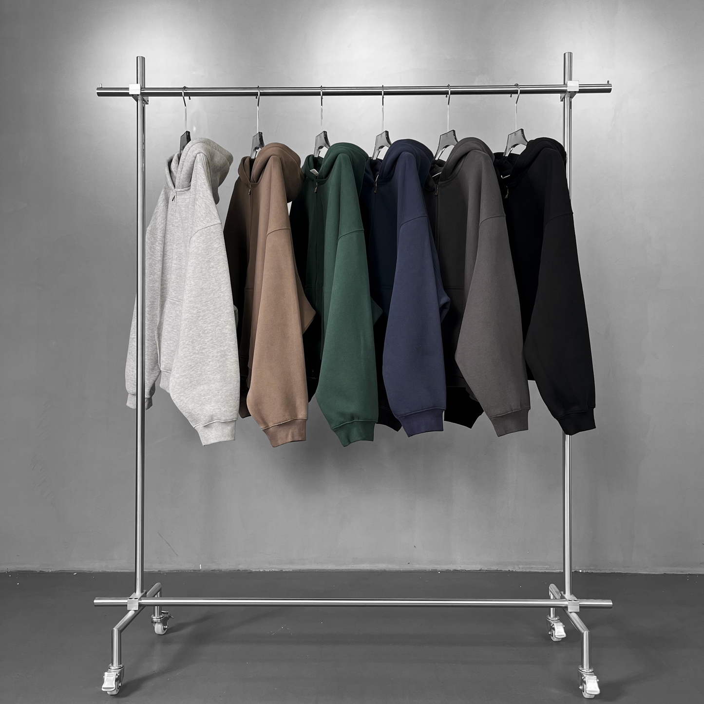 Boxy Zip-Up Hoodie - Luxurystreetwear