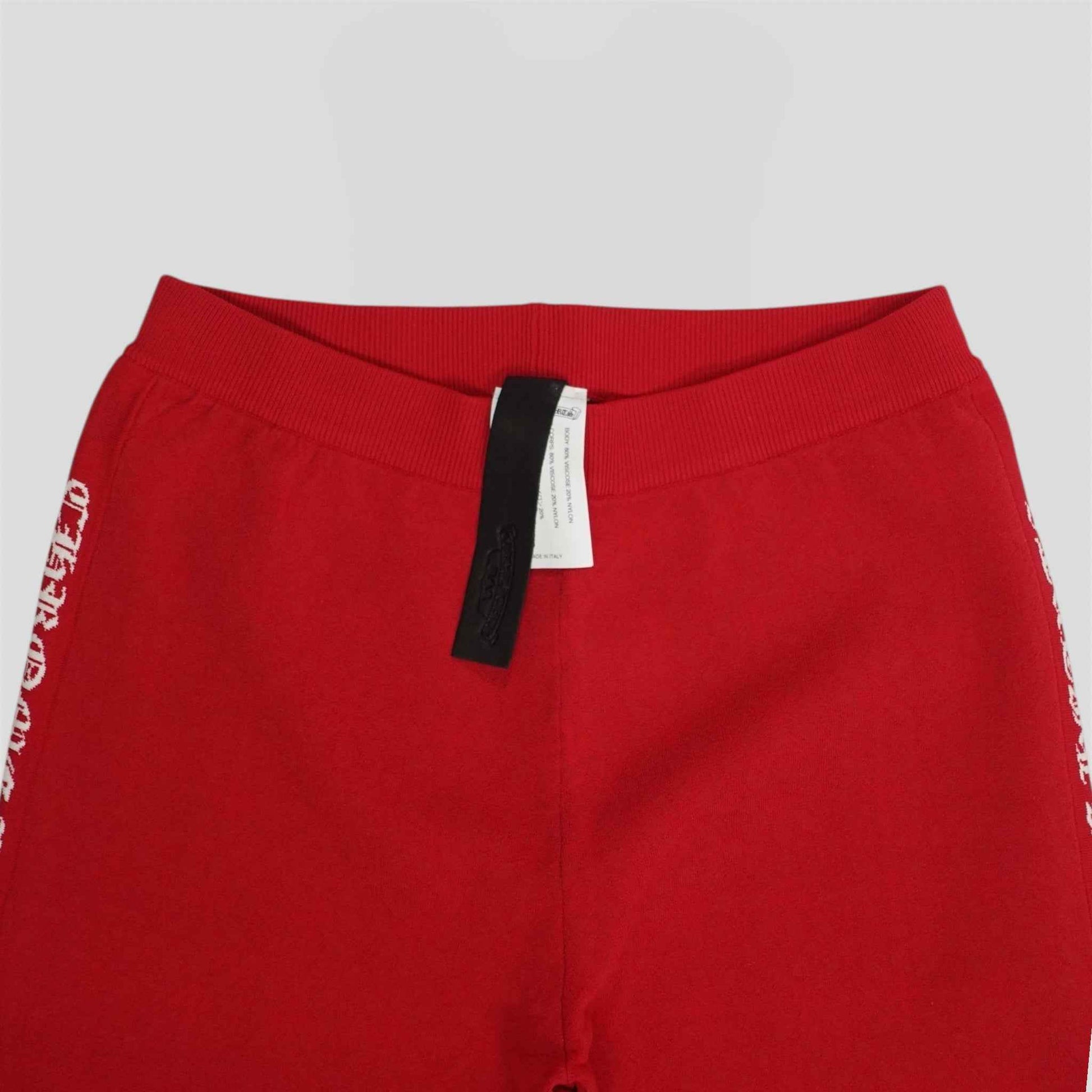 Chrome Hearts Plus Jacquard Pants in Red